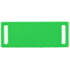 Шильдик металлический Kova, зеленый неон - купить оптом