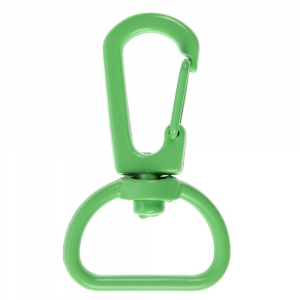 Застежка-карабин Snap Hook, M, зеленый неон - купить оптом