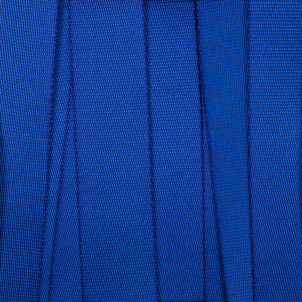 Стропа текстильная Fune 25 S, синяя, 10 см - купить оптом