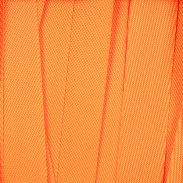 Стропа текстильная Fune 25 S, оранжевый неон, 10 см - купить оптом