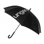 Зонт-трость Ungaro, полуавтомат, черный/белый