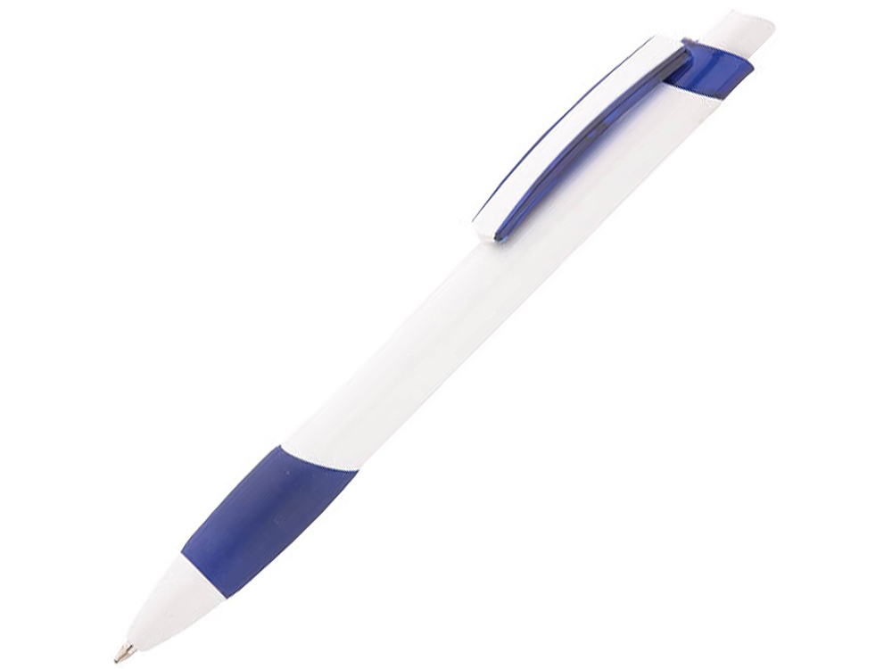 Ручка шариковая Соната, белый/синий - купить оптом