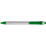 Ручка шариковая Каприз Сильвер, серебристый/зеленый, фото 1