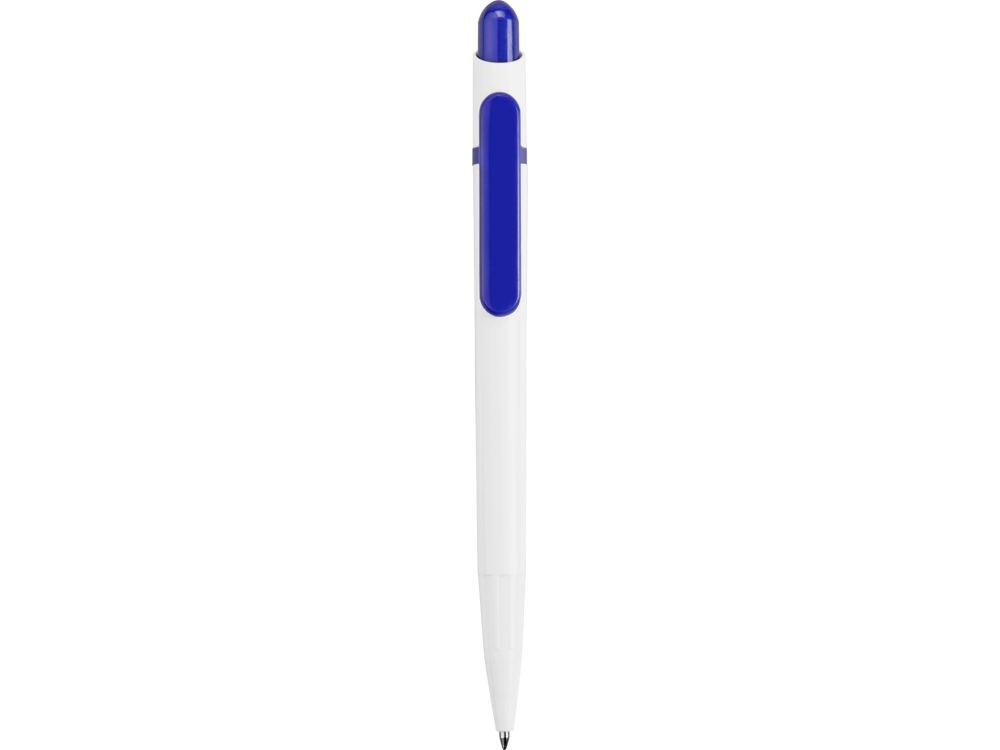 Ручка шариковая Этюд, белый/синий - купить оптом