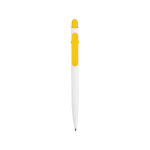 Ручка шариковая Этюд, белый/желтый, фото 1