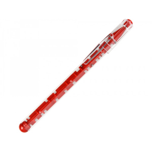 Ручка шариковая Лабиринт с головоломкой красная, красный - купить оптом