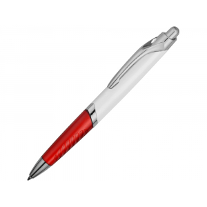 Ручка шариковая Призма, белый/красный - купить оптом