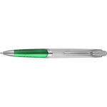 Ручка шариковая Призма, белый/зеленый, фото 1