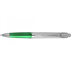 Ручка шариковая Призма, белый/зеленый - купить оптом