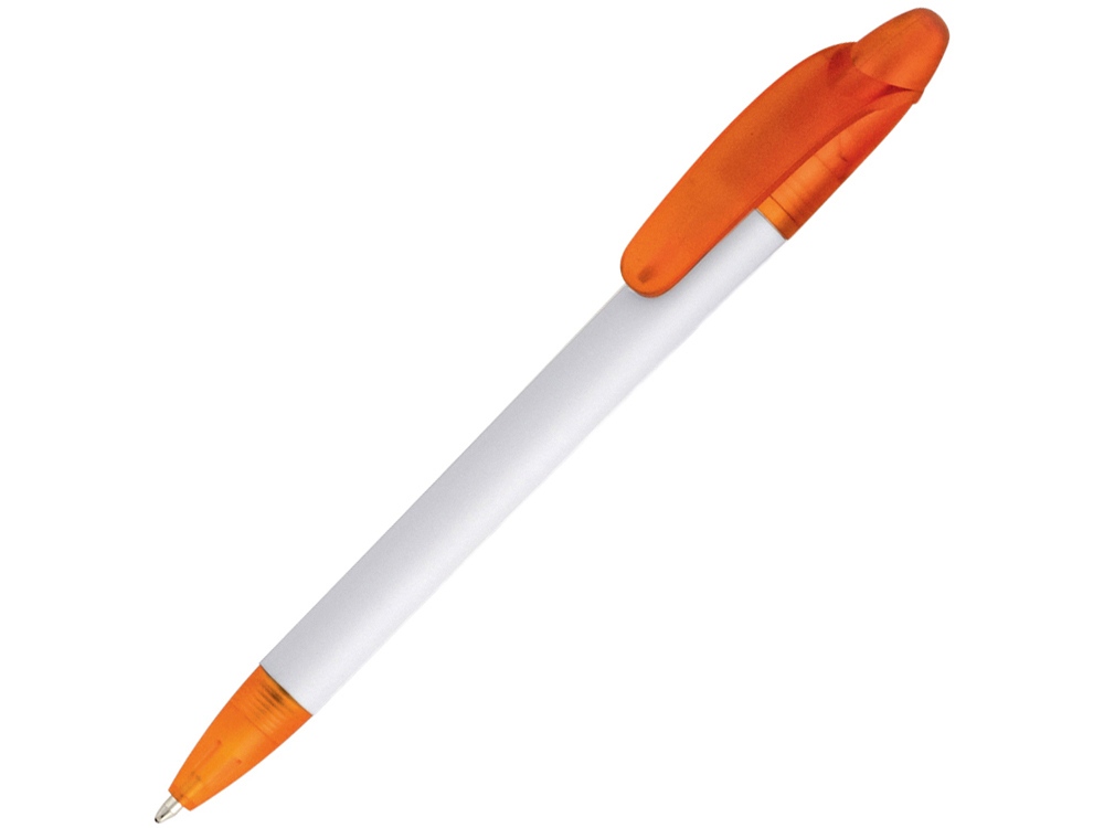 Ручка шариковая Celebrity Эвита, белый/оранжевый - купить оптом