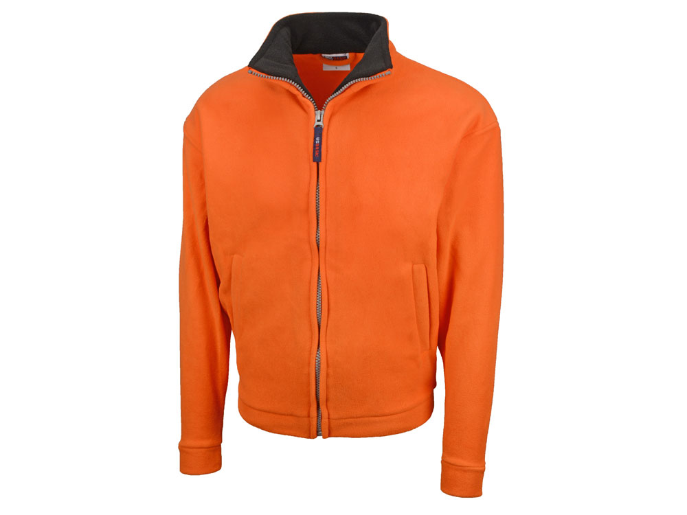 Куртка флисовая Nashville мужская, оранжевый/черный - купить оптом