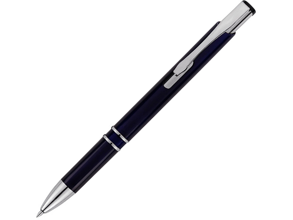 Ручка шариковая Калгари синий металлик - купить оптом