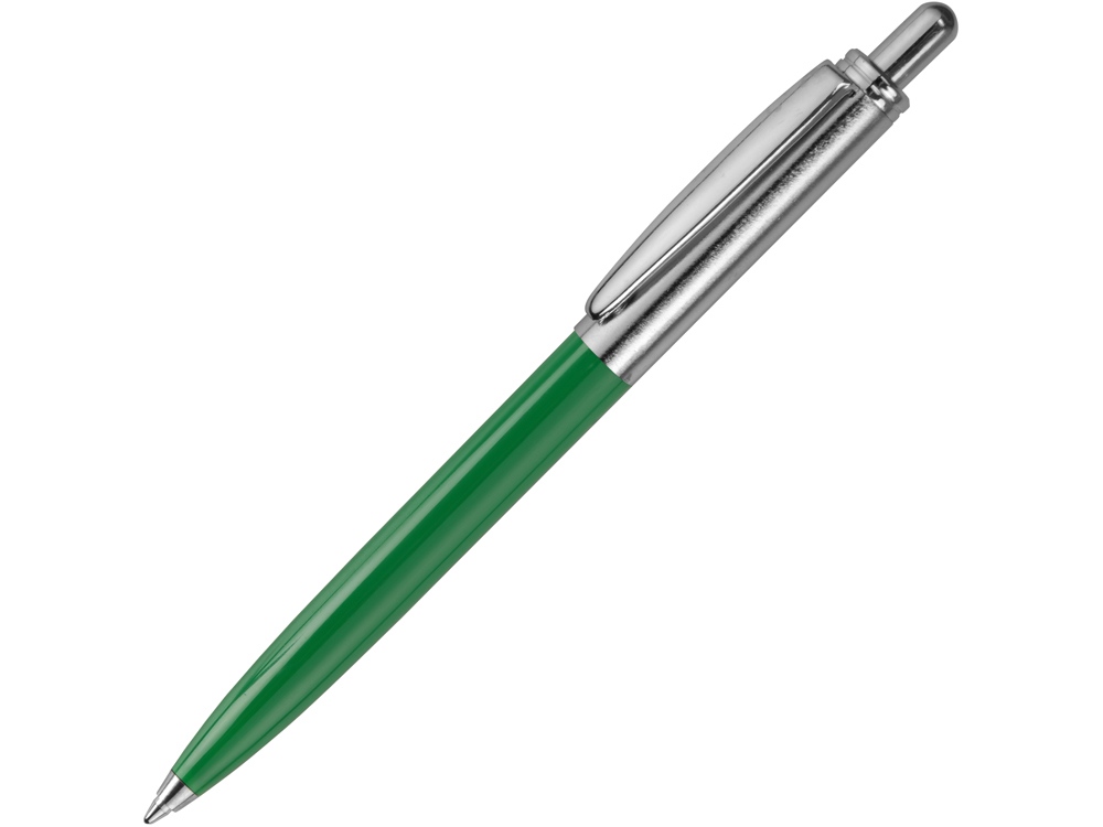 Ручка шариковая Celebrity Карузо, зеленый/серебристый - купить оптом