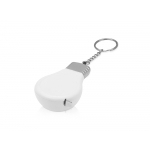 Брелок-рулетка для ключей Лампочка, белый/серебристый, фото 2
