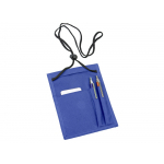 Нагрудное дорожное портмоне со шнурком, синий, фото 4