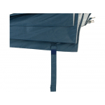 Зонт-трость полуавтомат Майорка, синий/серебристый, фото 2