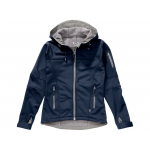 Куртка софтшел Match женская, темно-синий/серый, фото 2