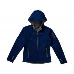 Куртка софтшел Match женская, темно-синий/серый, фото 4