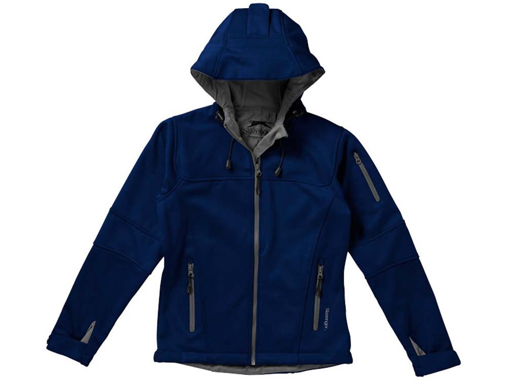Куртка софтшел Match женская, темно-синий/серый - купить оптом