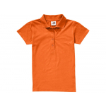Рубашка поло First женская, оранжевый, фото 2