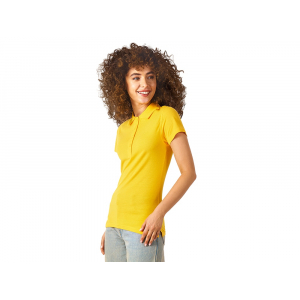 Рубашка поло First женская, золотисто-желтый - купить оптом