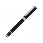 Ручка-роллер Cerruti 1881 модель Focus в футляре, черный/серебристый