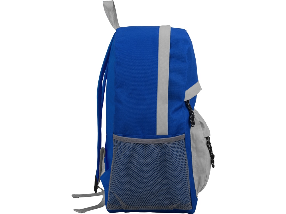 Рюкзак Универсальный (синяя спинка, синие лямки), синий/серый - купить оптом
