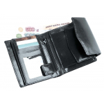 Портмоне с отделениями для кредитных карт и монет, черный, фото 1