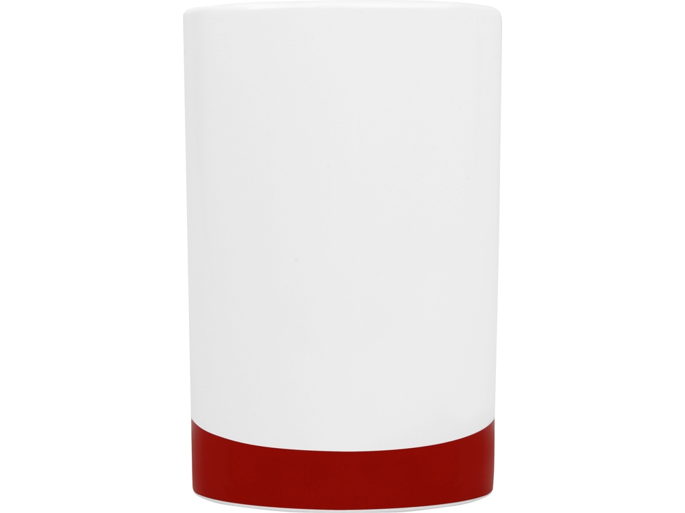 Кружка Мерсер 320мл, белый/красный - купить оптом