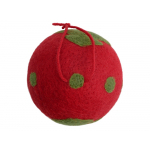 Новогодний шар в футляре Елочная игрушка, красный/зленый, фото 3