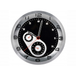 Часы настенные Астория, серебристый/черный, фото 1