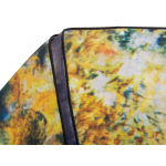 Набор: платок, складной зонт Ренуар. Терраса, синий/желтый, фото 4