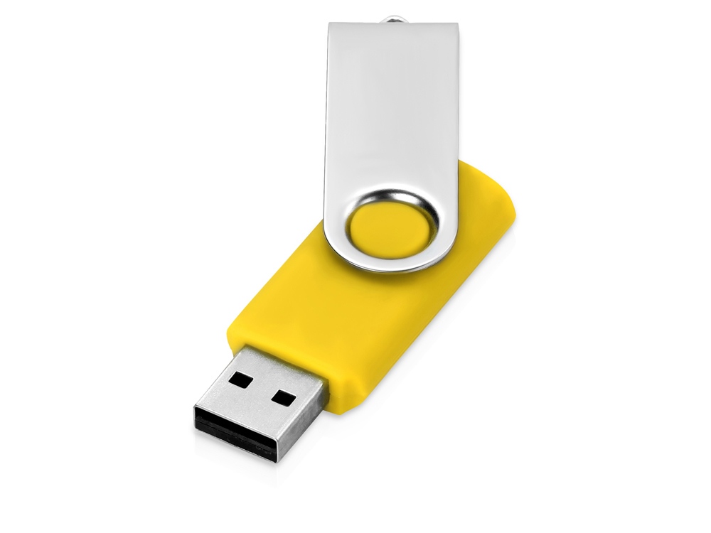 Флеш-карта USB 2.0 16 Gb Квебек, желтый - купить оптом