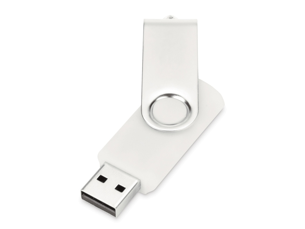 Флеш-карта USB 2.0 8 Gb Квебек, белый - купить оптом