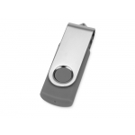 Флеш-карта USB 2.0 8 Gb Квебек, серый, темно-серый