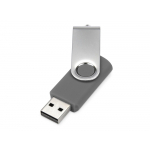 Флеш-карта USB 2.0 8 Gb Квебек, серый, темно-серый, фото 1