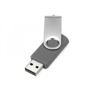 Флеш-карта USB 2.0 8 Gb Квебек, серый, темно-серый - купить оптом