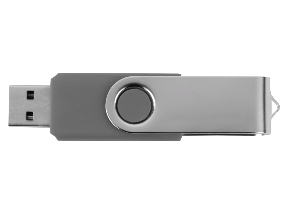 Флеш-карта USB 2.0 8 Gb Квебек, серый, темно-серый - купить оптом