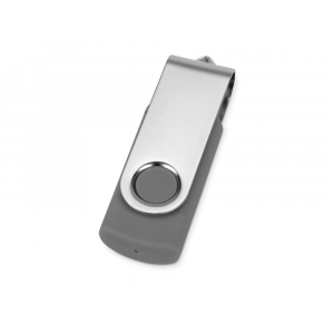 Флеш-карта USB 2.0 16 Gb Квебек, серый, темно-серый - купить оптом