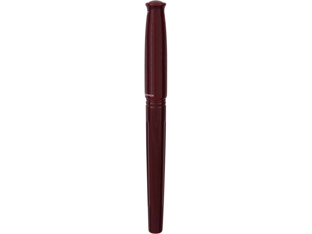 Ручка-роллер Jean-Louis Scherrer модель Bourgogne, бордовый/серебристый - купить оптом