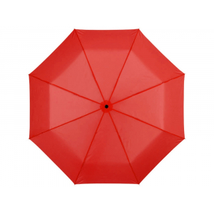 Зонт Ida трехсекционный 21,5, красный - купить оптом