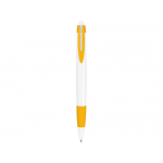 Ручка шариковая Havana, синие чернила, белый/желтый, фото 1
