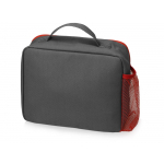 Изотермическая сумка-холодильник Breeze для ланч-бокса, серый/красный, фото 2