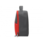 Изотермическая сумка-холодильник Breeze для ланч-бокса, серый/красный, фото 4