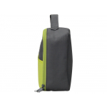 Изотермическая сумка-холодильник Breeze для ланч-бокса, серый/зел яблоко, фото 4