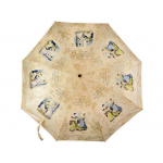 Зонт складной полуавтомат Бомонд, бежевый, фото 1