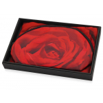 Набор Роза: косметичка и шарф, красный/черный, фото 2