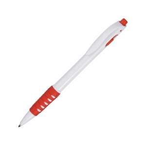 Ручка шариковая Фиджи, белый/красный - купить оптом