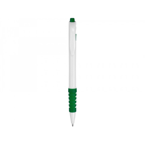 Ручка шариковая Фиджи, белый/зеленый - купить оптом