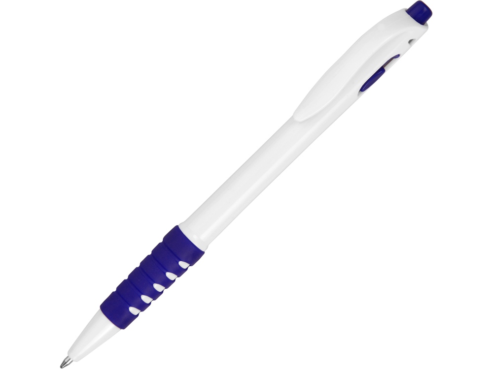 Ручка шариковая Фиджи, белый/синий - купить оптом